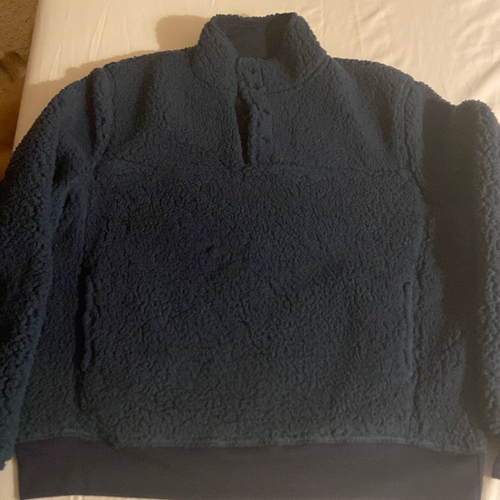 M. Singer Mens FIRESIDE SHERPA SNAP PULLOVER Size Large
